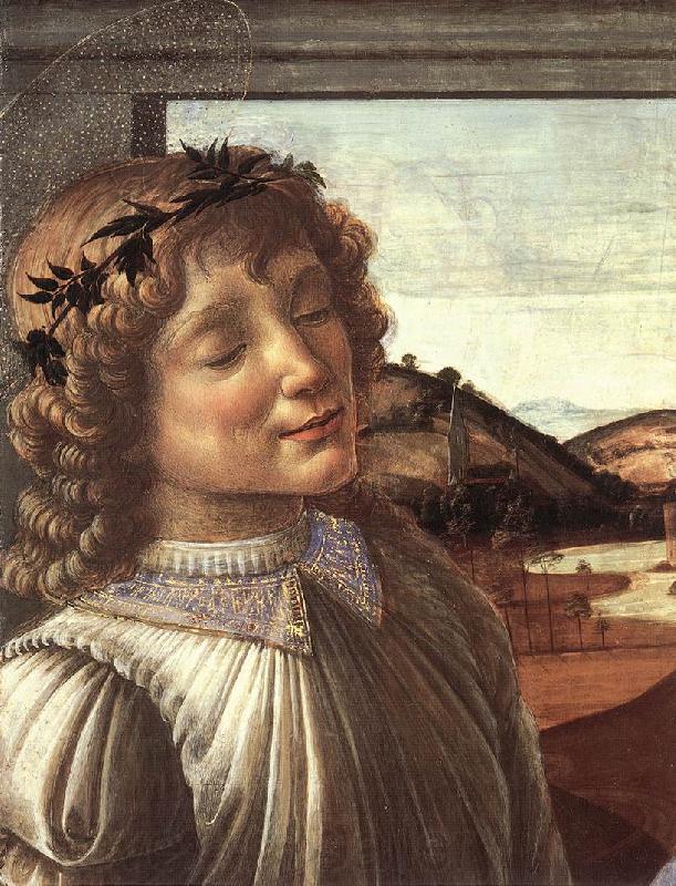 BOTTICELLI, Sandro Madonna and Child with an Angel (detail)  fghfgh Spain oil painting art
